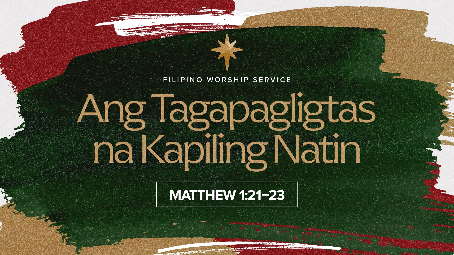 Kapiling Tagline Ang Tagapagligtas na Kapiling Natin - Greenhills Christian Fellowship